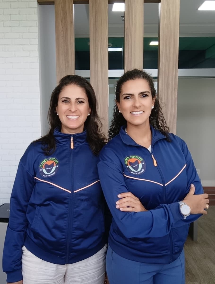 Dra Millene e Dra Paolla, da Young Smile, organizadoras da Corrida Insana Smile Run
